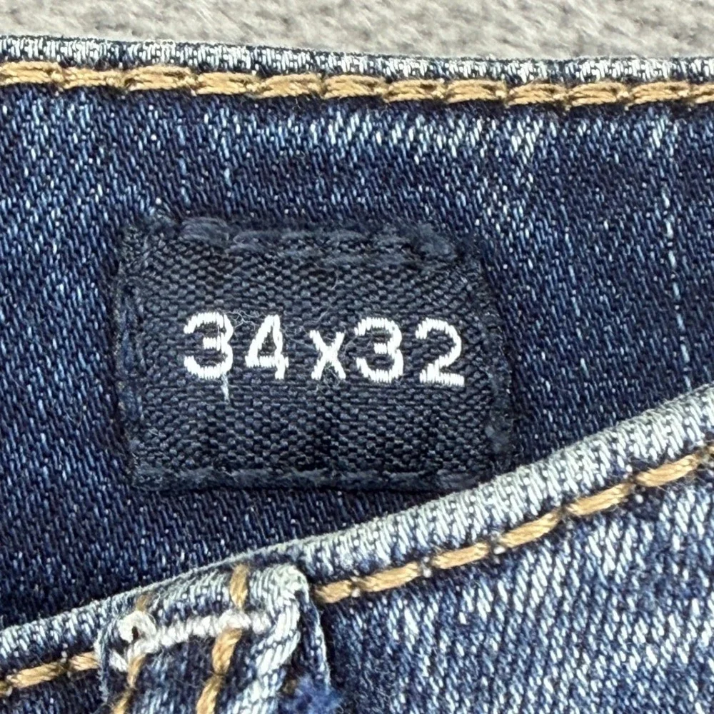 BKE Jake‎ Straight Leg Medium Wash Superior Stretch Jeans Mens 34x32 GBS15544